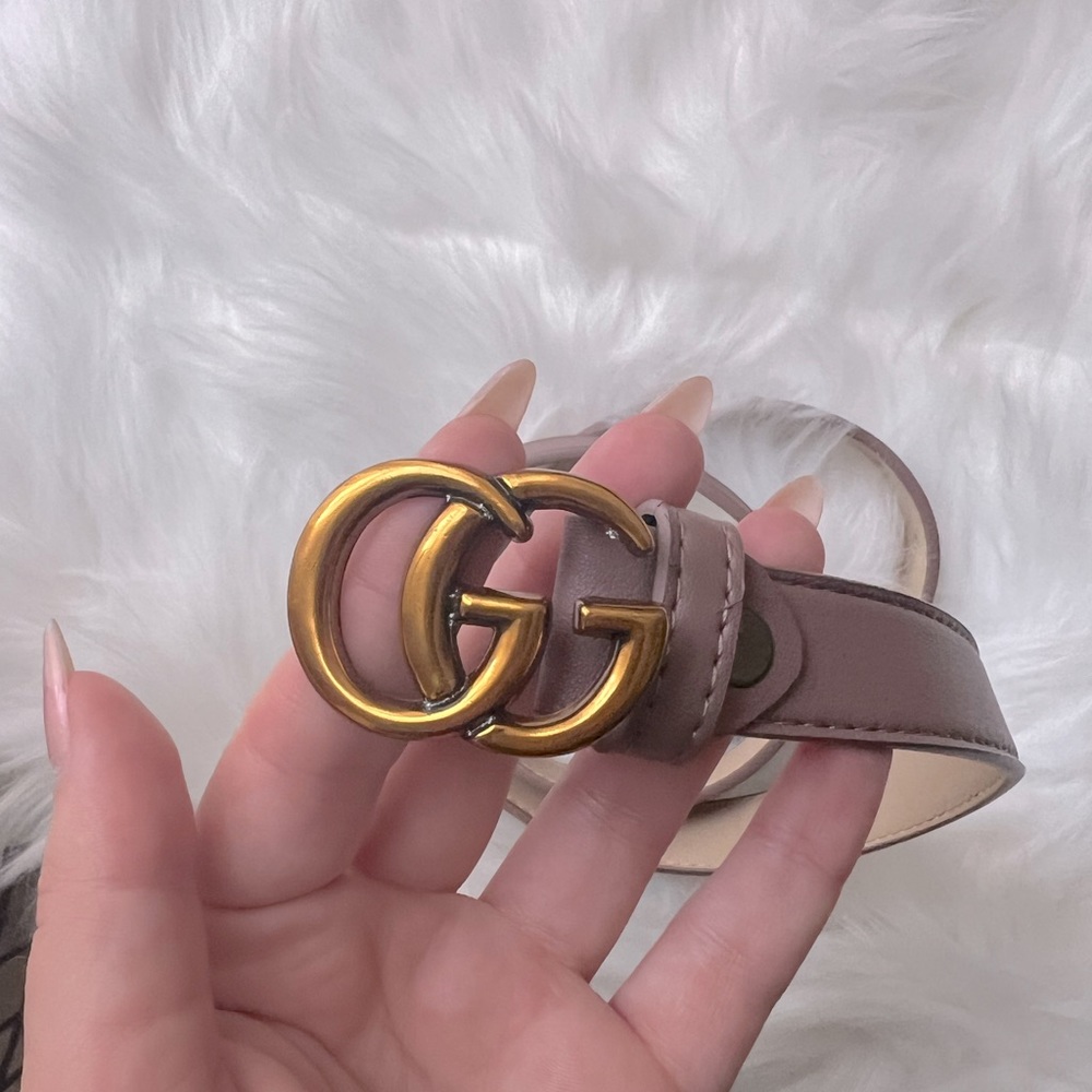 Faux GG Belt